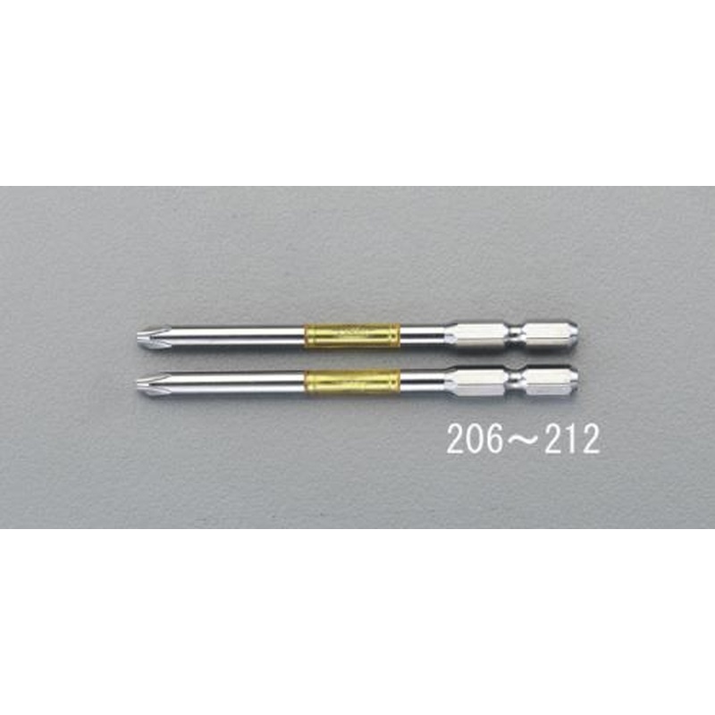 エスコ EA813A-208 #2x82mmトーションビット(2本) 1個(ご注文単位1個)【直送品】