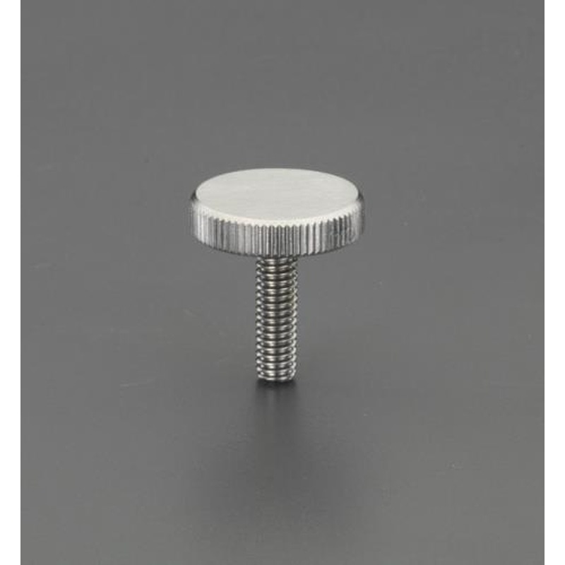 エスコ EA948BB-35A M4x10mm/φ16mmローレットノブ(雄ねじ/ステンレス製) 1個（ご注文単位1個）【直送品】