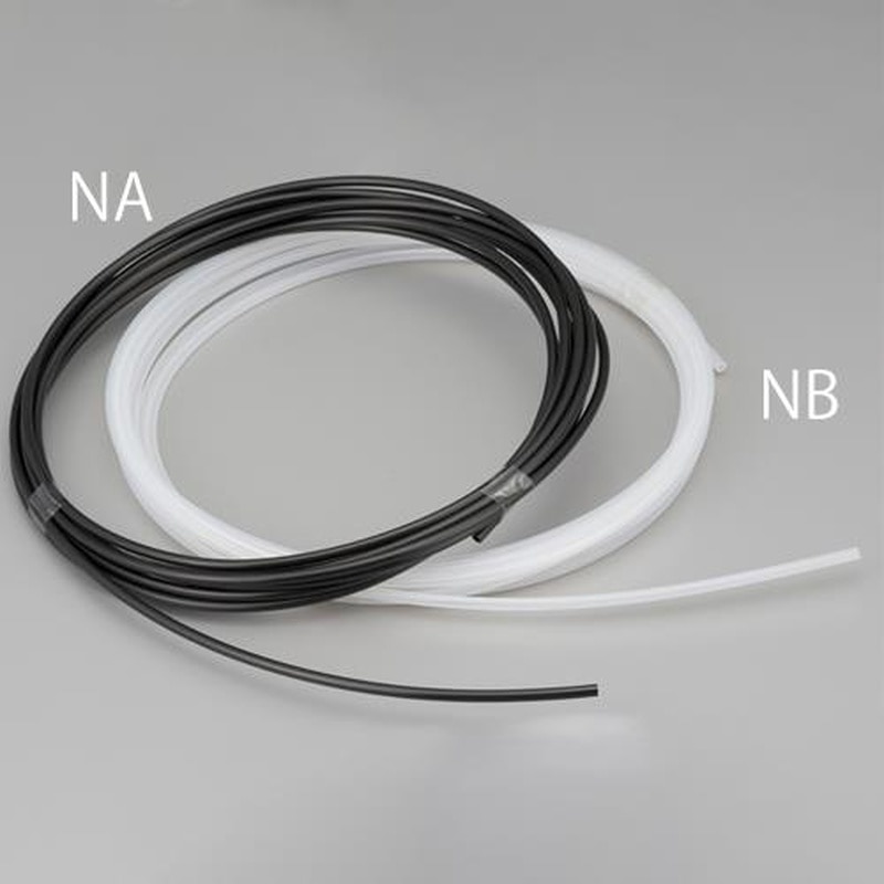 エスコ EA125NA-6 4.0/6.0mmx5mナイロンチューブ(軟質/黒) 1個（ご注文単位1個）【直送品】