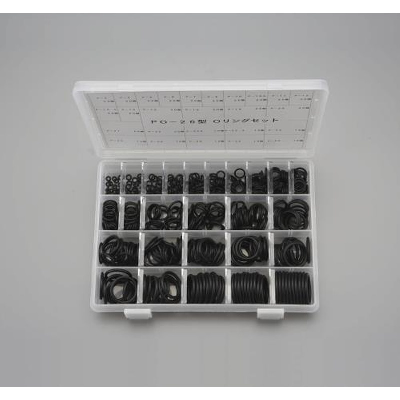 エスコ EA423RA-10 オーリングセット(26サイズ)(運動用) 1個（ご注文単位1個）【直送品】