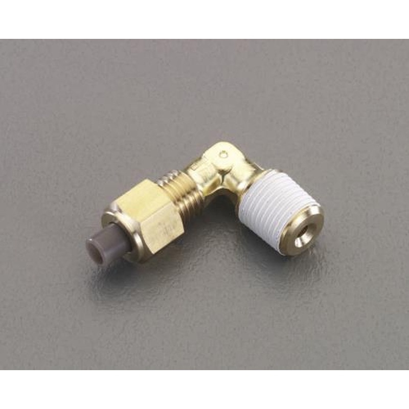 エスコ EA425LB-83 R3/8”x8mmユニオン(エルボ/黄銅製) 1個（ご注文単位1個）【直送品】