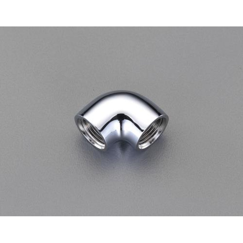 エスコ EA432MC-13 Rc1/2”xRc1/2”給水管エルボ(クロムメッキ) 1個（ご注文単位1個）【直送品】