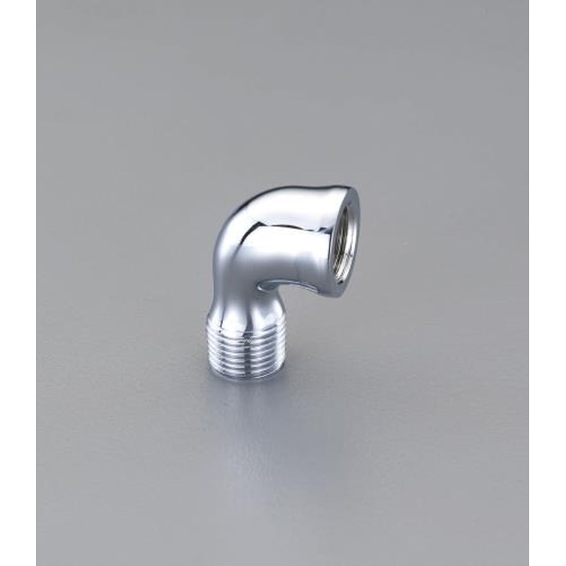 エスコ EA432MJ-13 Rc1/2”xR1/2”給水管用エルボ(クロムメッキ) 1個（ご注文単位1個）【直送品】