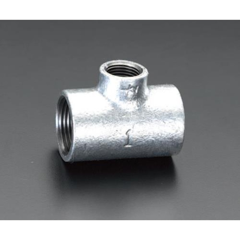 エスコ EA469BF-103 Rc1/2”xRc3/8”xRc1/2”異径チーズ 1個（ご注文単位1個）【直送品】
