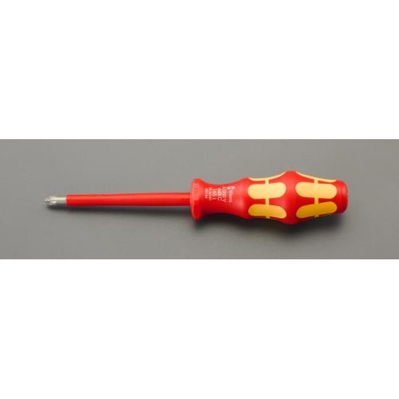 エスコ EA560WE-104 #4x200mm［Pozidriv]ドライバー(絶縁) 1個（ご注文単位1個）【直送品】