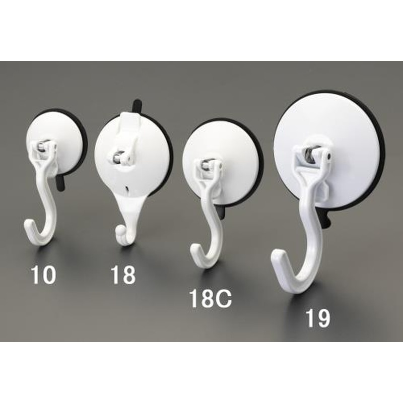 エスコ EA638LA-19 φ78mm吸盤フック 1個（ご注文単位1個）【直送品】