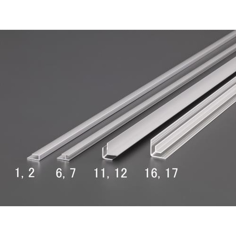 エスコ EA440HW-12 1000mmパネル縁(アルミ製・出隅/10本) 1個（ご注文単位1個）【直送品】