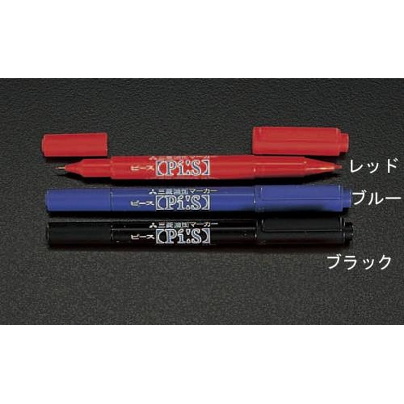 エスコ EA765MJ-33B[黒/細字]油性マーカー 1個（ご注文単位1個）【直送品】