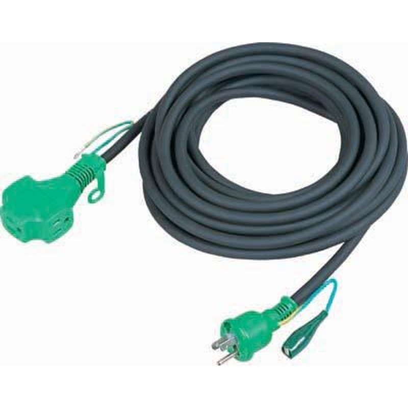 エスコ EA815G-10 AC125V/15A/10m延長コード(極太) 1個（ご注文単位1個）【直送品】