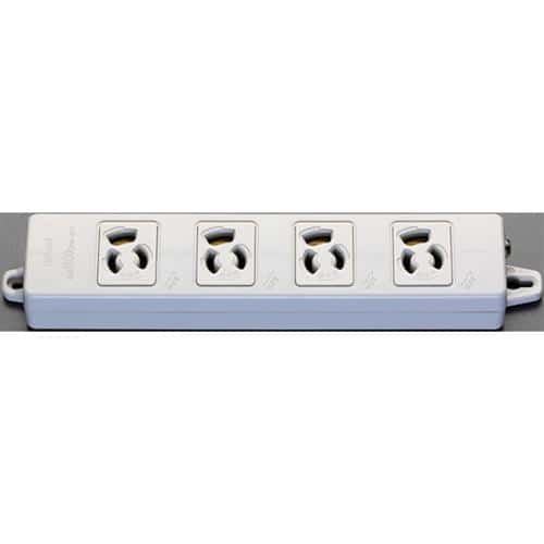 エスコ EA815GL-150 AC125V/15A タップ(接地・抜け止・MG付・コード無) 1個 （ご注文単位1個）【直送品】