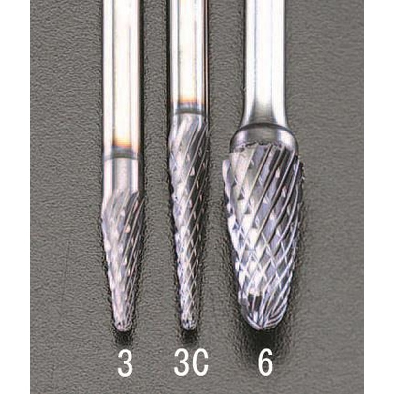 エスコ EA819PH-3C 3x13mm/3mm軸［Coated]超硬バー 1個（ご注文単位1個）【直送品】