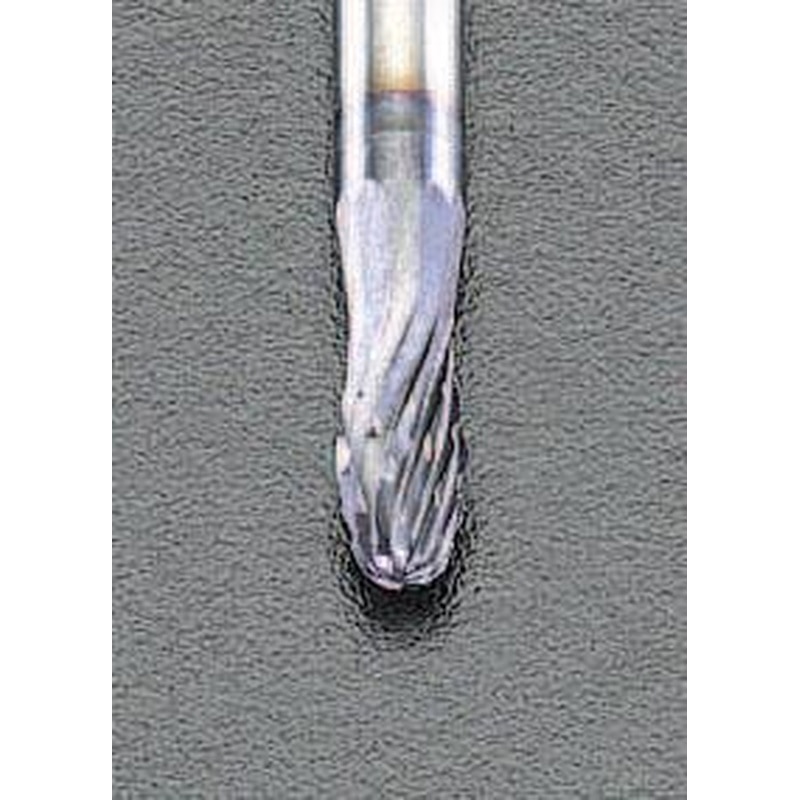 エスコ EA819PN-3 3x8.0mm/3mm軸［Coated]超硬バー 1個（ご注文単位1個）【直送品】