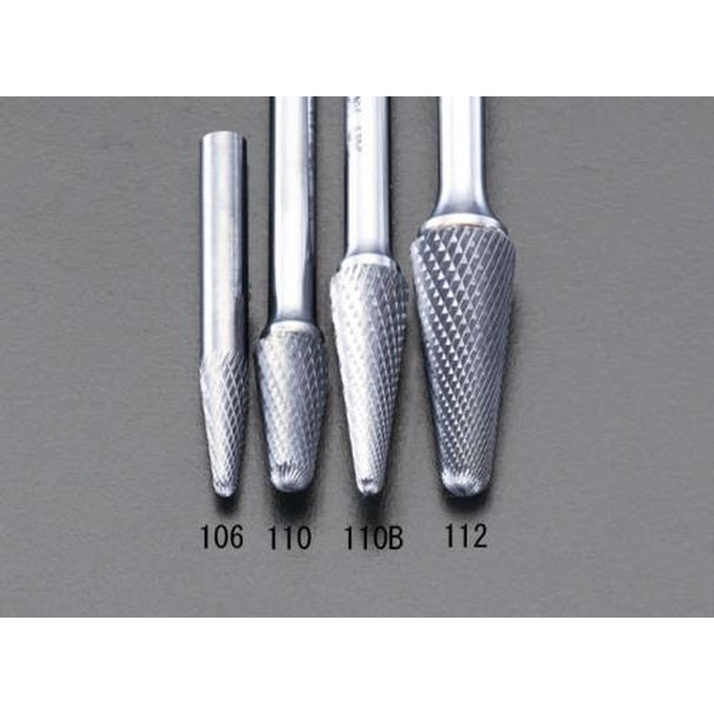 エスコ EA819VC-110B 10x27mm/6mm軸［Coated]超硬バー 1個（ご注文単位1個）【直送品】
