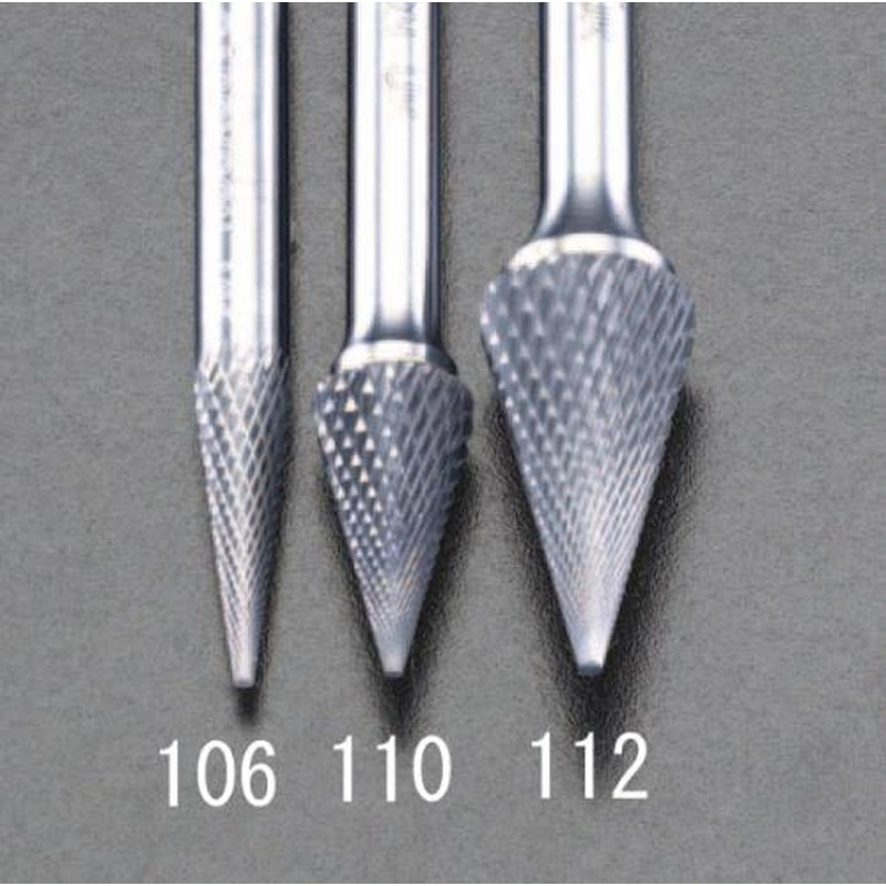 エスコ EA819VD-106 6x19mm/6mm軸［Coated]超硬バー 1個（ご注文単位1個）【直送品】