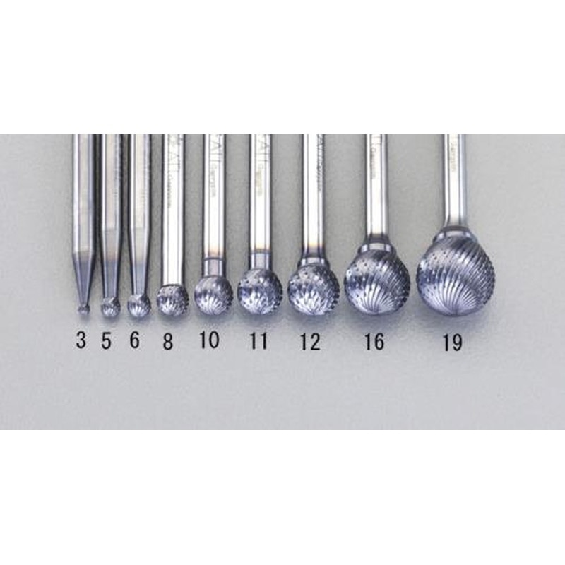 エスコ EA819VH-16 16x14.4mm/6mm軸［Coated]超硬バー 1個（ご注文単位1個）【直送品】