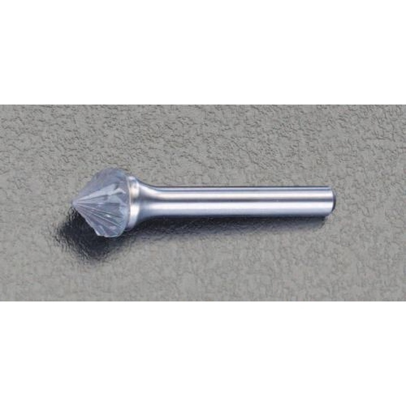 エスコ EA819VN-16 16x8mm/6mm軸［Coated]超硬バー(90゜) 1個（ご注文単位1個）【直送品】