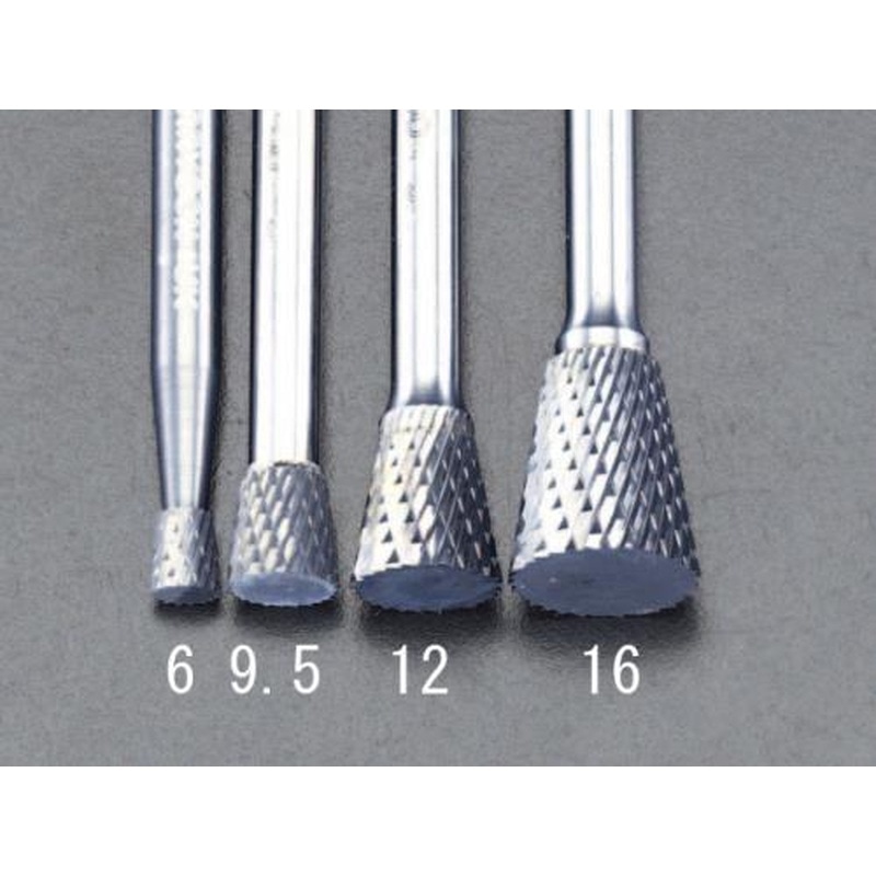エスコ EA819VP-12 12x13mm/6mm軸［Coated]超硬バー 1個（ご注文単位1個）【直送品】