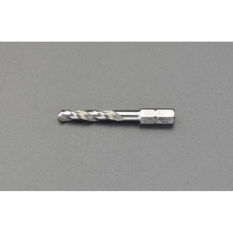 エスコ EA824BW-5 5.0x50mmドリルビット(六角軸/HSS) 1個（ご注文単位1個）【直送品】