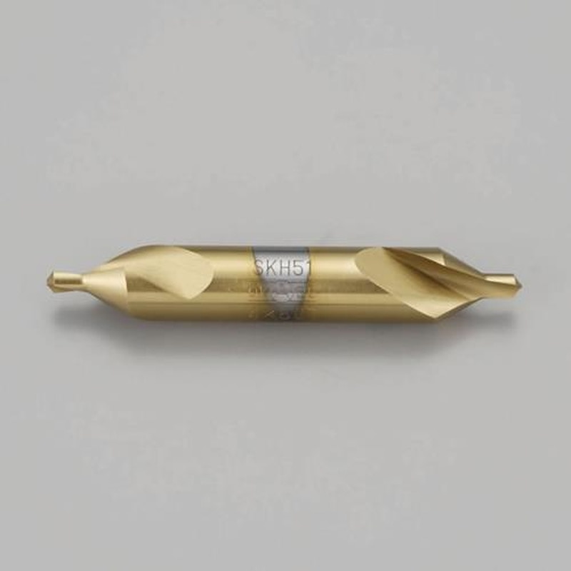 エスコ EA824EC-2 2.0x47mm/60゜センタードリル(軸6.0mm/コーティング) 1個(ご注文単位1個)【直送品】