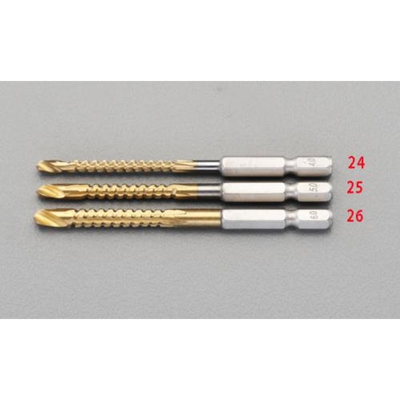 エスコ EA824JB-26 6.0x95mmジグソードリル(HSS/チタンコート) 1個（ご注文単位1個）【直送品】