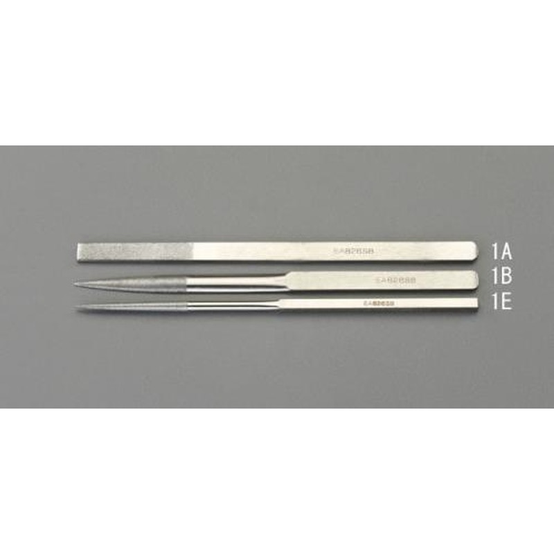 エスコ EA826SB-1B 215mm/#150ダイヤモンドやすり(半丸) 1個(ご注文単位1個)【直送品】