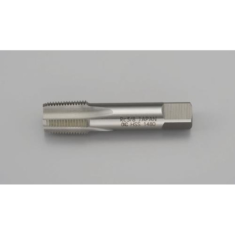エスコ EA829TB-2 1/4”x19パイプタップ(Rc・ISO形状・HSS) 1個（ご注文単位1個）【直送品】