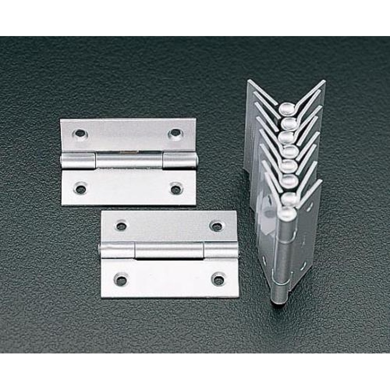 エスコ EA951CH-6 76x41mm薄口丁番(ステンレス製/2個) 1個（ご注文単位1個）【直送品】