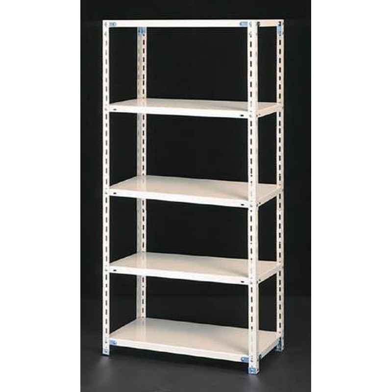 エスコ EA976AB-90A 875x300x1800mm/120kg/5段スチール棚 1個（ご注文単位1個）【直送品】
