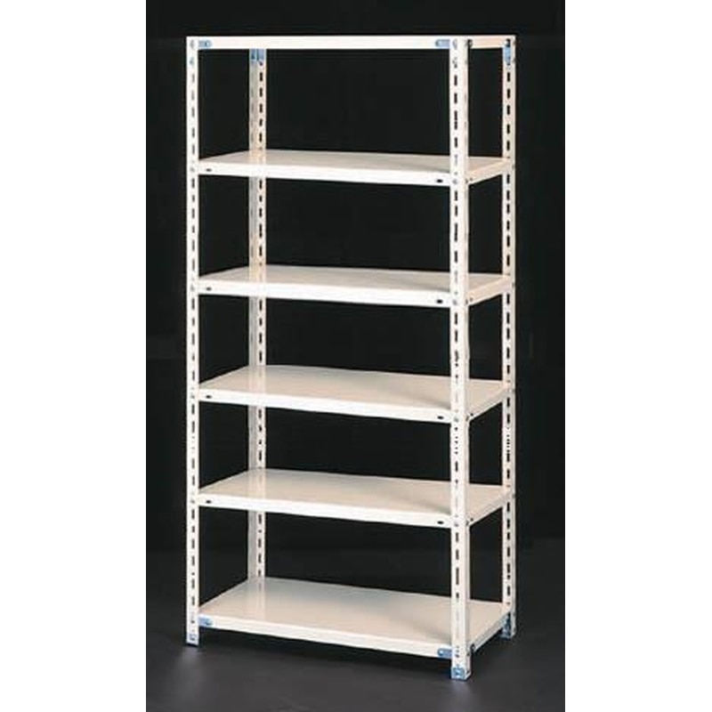 エスコ EA976AC-150 1500x450x1800mm/120kg/6段スチール棚 1個（ご注文単位1個）【直送品】