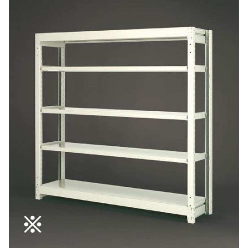 エスコ EA976AG-90B 895x600x1800mm/300kg/4段スチール棚 1個（ご注文単位1個）【直送品】