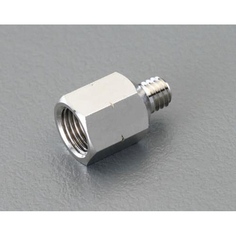 エスコ EA991CY-102 R1/8”-M6x1.0アダプター(グリースニップル用) 1個（ご注文単位1個）【直送品】
