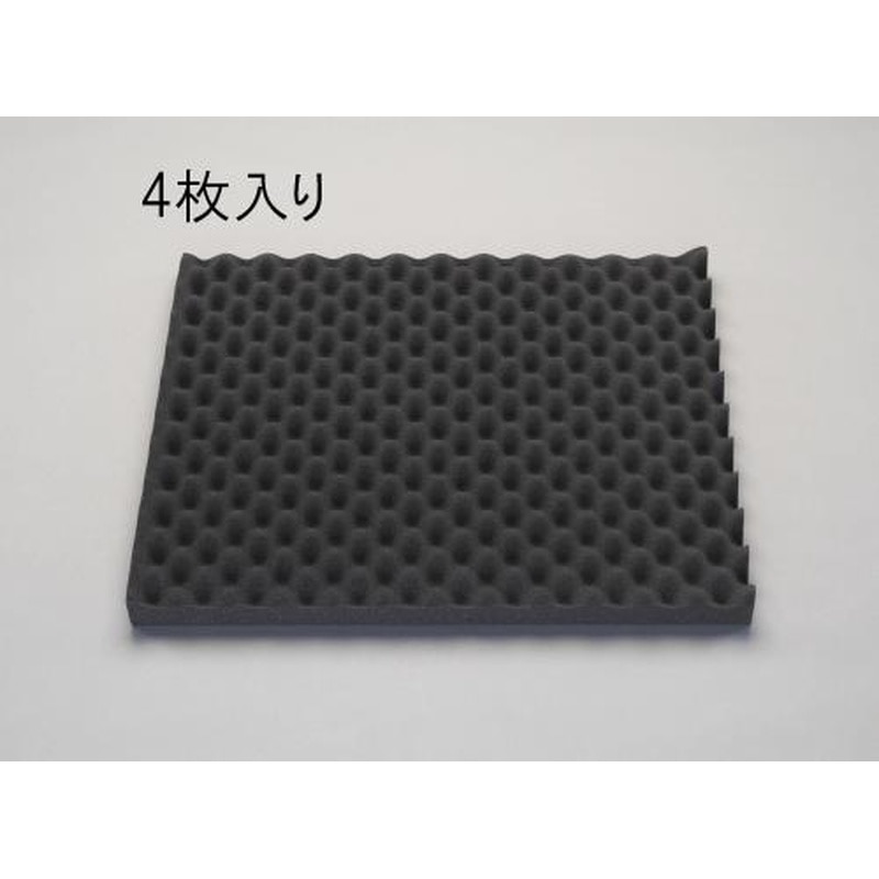 エスコ EA997XM-25 500x600x40mm軟質ポリウレタンフォーム(4枚) 1個(ご注文単位1個)【直送品】