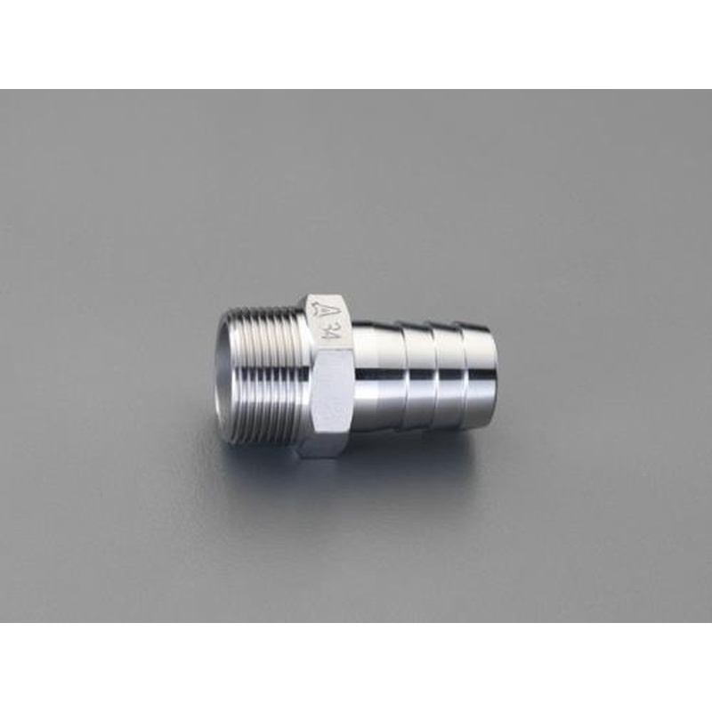 エスコ EA141A-151 R1・1/4”x34mm雄ねじステム(ステンレス製) 1個（ご注文単位1個）【直送品】