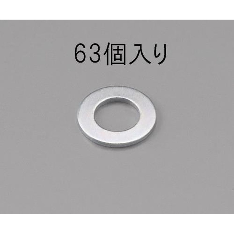 エスコ EA949LX-310 M10［小形]平ワッシャー(三価クロメート/63枚) 1個（ご注文単位1個）【直送品】