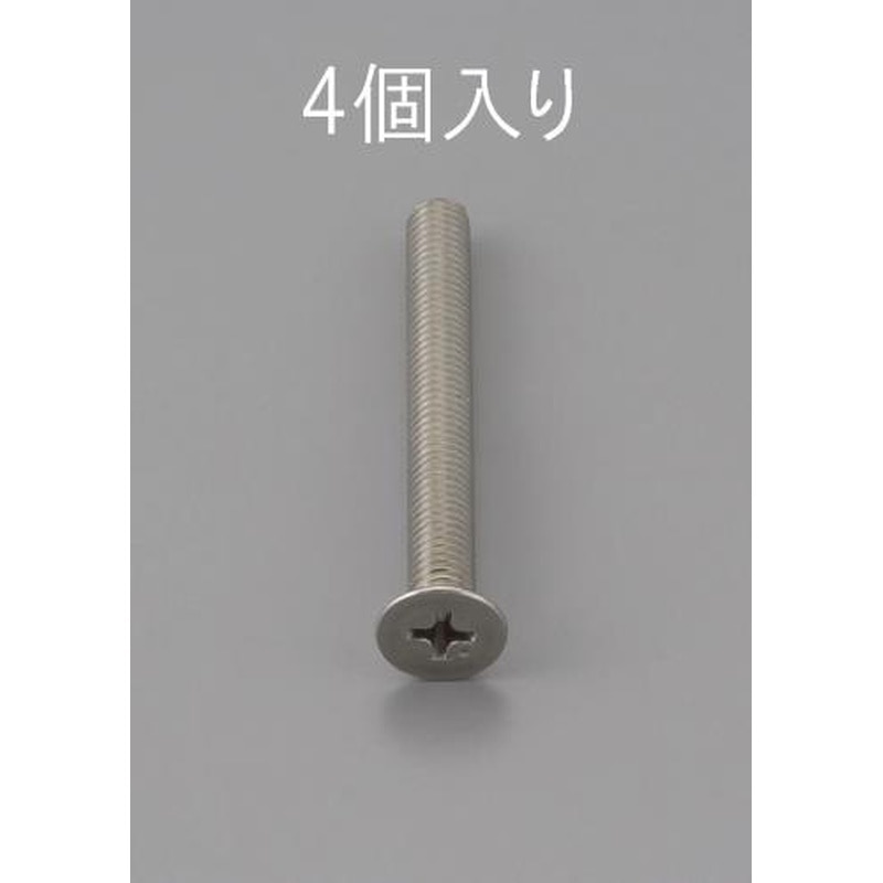 エスコ EA949NB-620 M6x20mm皿頭小ねじ(ステンレス製/4本) 1個（ご注文単位1個）【直送品】