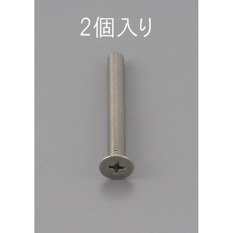 エスコ EA949NB-640 M6x40mm皿頭小ねじ(ステンレス製/2本) 1個（ご注文単位1個）【直送品】