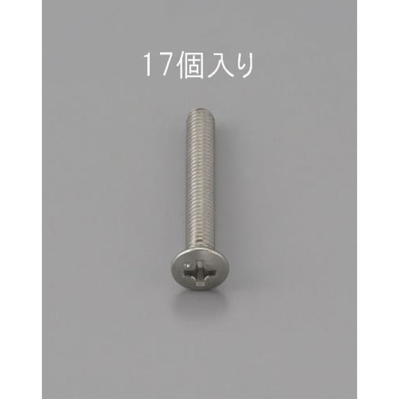 エスコ EA949ND-210 M2x10mm丸皿頭小ねじ(ステンレス製/17本) 1個（ご注文単位1個）【直送品】