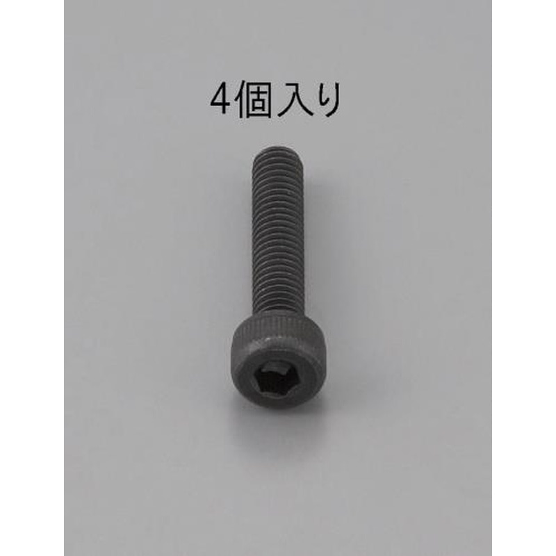 エスコ EA949MA-622 M6x22mm六角穴付ボルト/全ねじ(BC/4本) 1個（ご注文単位1個）【直送品】