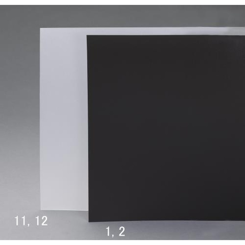 エスコ EA440DY-2 565x980x0.75mmPP板(黒/10枚) 1個（ご注文単位1個）【直送品】