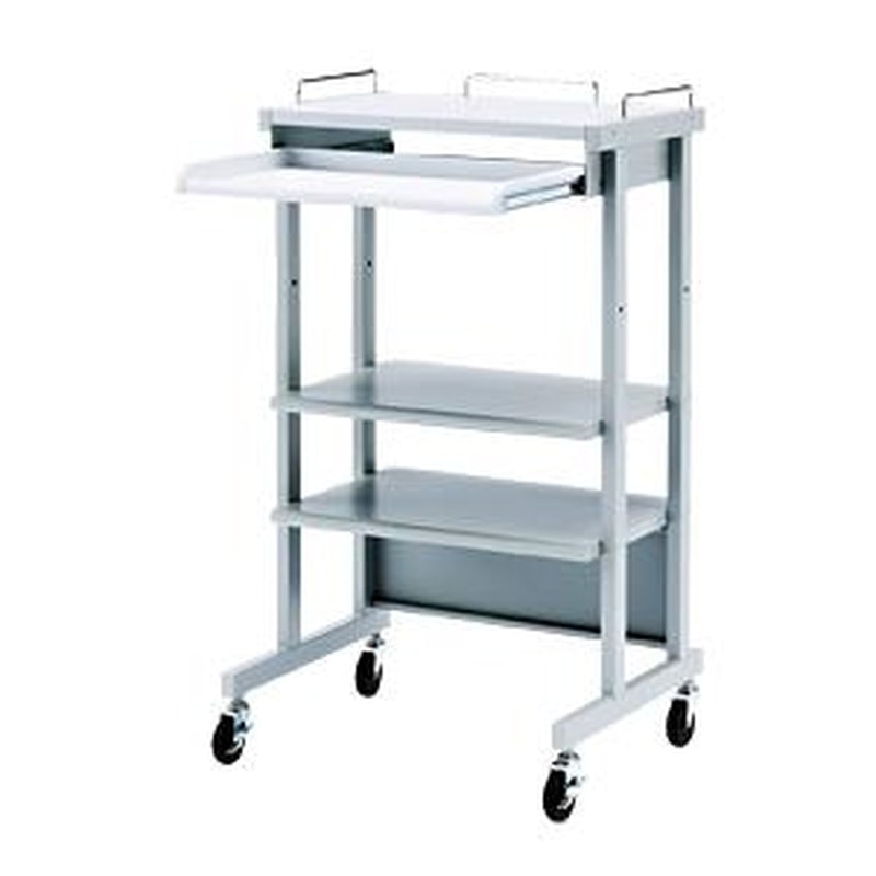 エスコ EA954HC-300 631x510x1073mmパソコンデスク 1個(ご注文単位1個)【直送品】