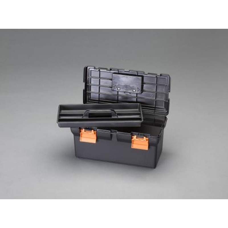 エスコ EA505LA-4D 450x230x220mm工具箱(中皿付) 1個（ご注文単位1個）【直送品】