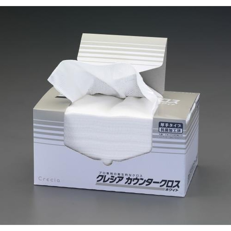 エスコ EA929AV-1 350x600mmカウンタークロス(抗菌加工/厚手60枚) 1個(ご注文単位1個)【直送品】
