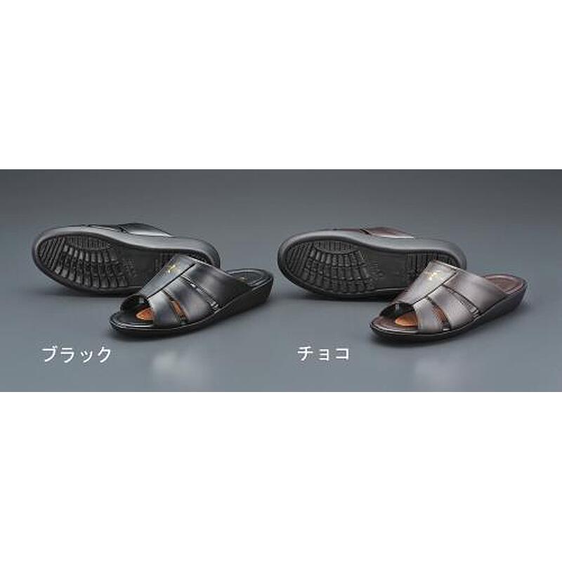 エスコ EA910SR-3[3L]サンダル(黒) 1個（ご注文単位1個）【直送品】