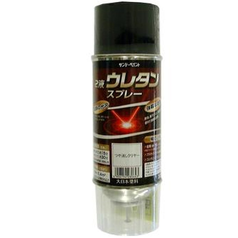 エスコ EA942EM-106 320ml強溶剤2液ウレタンスプレー(艶消クリア) 1個（ご注文単位1個）【直送品】
