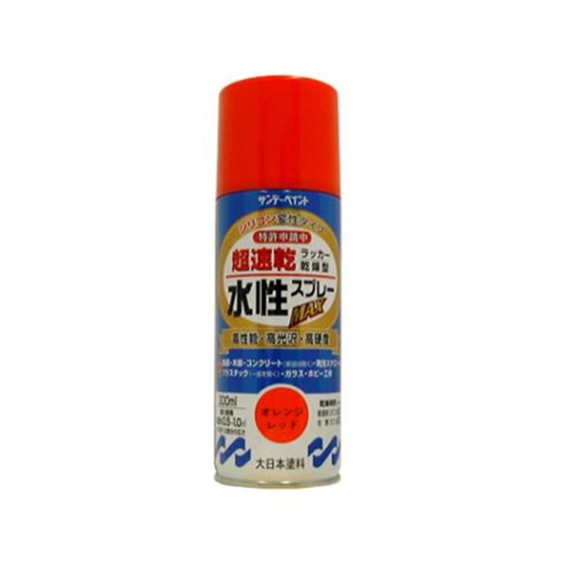 エスコ EA942EB-36 300ml水性多用途スプレー(オレンジレッド) 1個（ご注文単位1個）【直送品】