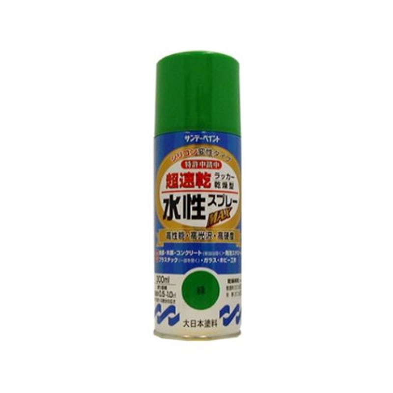 エスコ EA942EB-41 300ml水性多用途スプレー(緑) 1個（ご注文単位1個）【直送品】