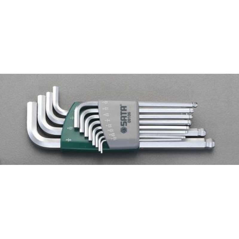 エスコ EA683BD 1/16”-3/8”12本組［BallHexagon]キーレンチ 1個（ご注文単位1個）【直送品】