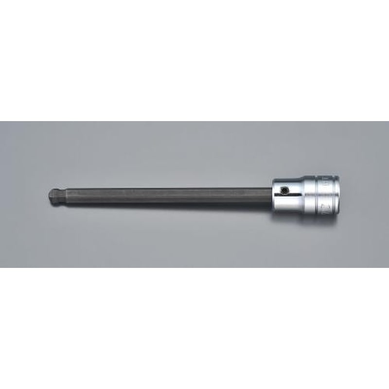 エスコ EA618PV-102 3/8”DR/9/64”x128mm［Ball-Hex]ビットソケット 1個（ご注文単位1個）【直送品】