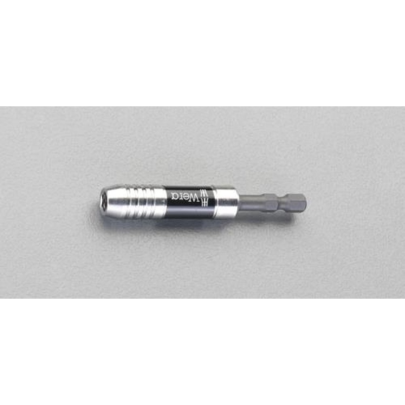エスコ EA611M-1 1/4”Hex/75mmビットホルダー(インパクト用・Mag付) 1個(ご注文単位1個)【直送品】