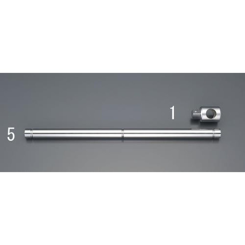 エスコ EA618SH-5 3/4”DR500mmバーハンドル 1個(ご注文単位1個)【直送品】